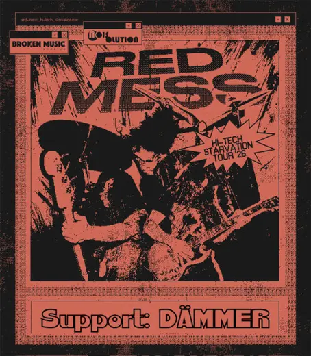 Flyer RED MESS +  DÄMMER