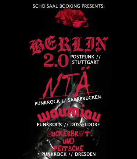 Flyer Berlin 2.0 - WauMiau - N.T.Ä - Z&P