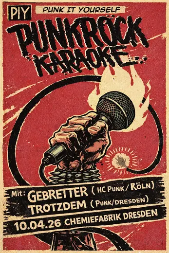 Flyer P.I.Y. - Punkrockkaraoke