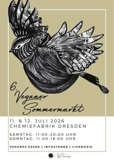 Flyer Veganer Sommermarkt