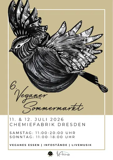 Flyer Veganer Sommermarkt