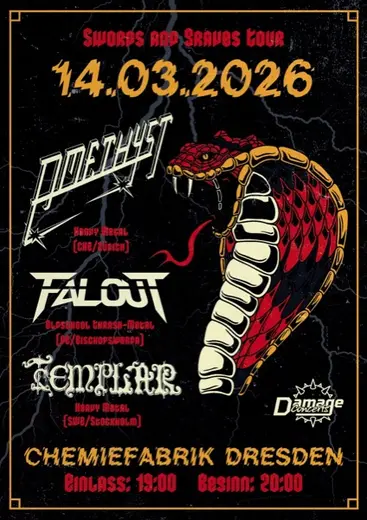 Flyer ROCK (K)NIGHTS IN DRESDEN