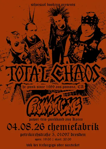 Flyer TOTAL CHAOS + RUMKICKS