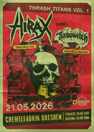 Flyer THRASH TITANS VOL. 1 - HIRAX