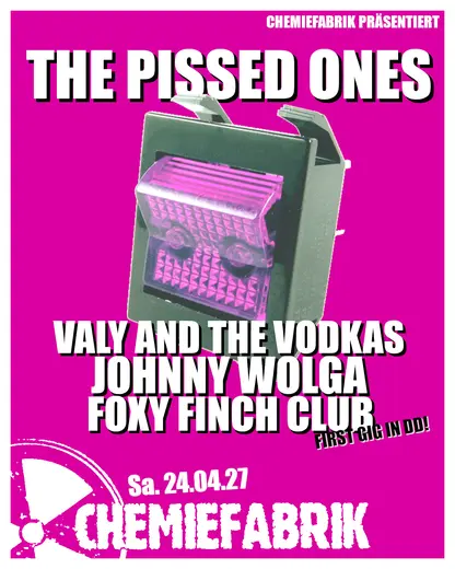 Flyer THE PISSED ONES