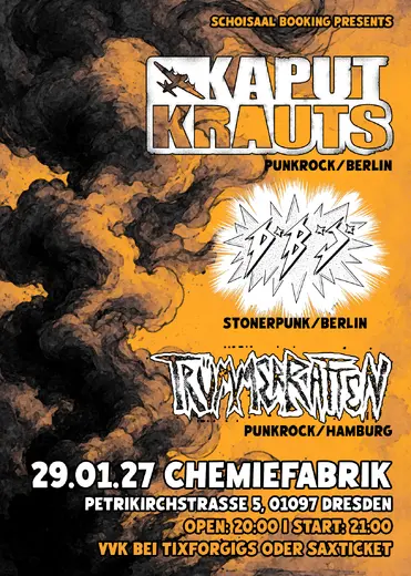 Flyer KAPUT KRAUTS
