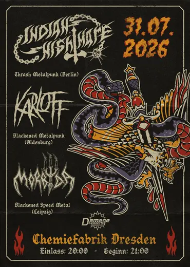 Flyer Indian Nightmare + Karloff + Morbyda