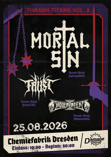 Flyer THRASH TITANS VOL. 2 - MORTAL SIN