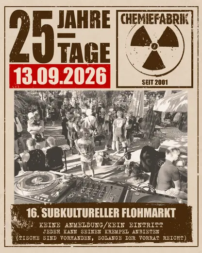 Flyer 16. Subkultureller Flohmarkt