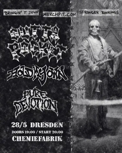 Flyer OUTTA POCKET - HOLD MY OWN - PURE DEVOTION