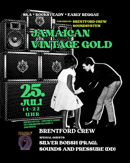 Flyer Jamaican Vintage Gold
