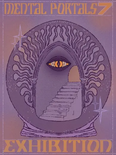 Flyer Mental Portals Exhibition 7