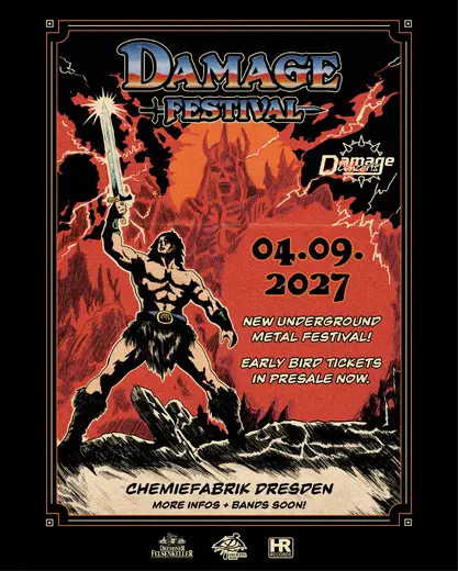 Flyer DAMAGE FESTIVAL