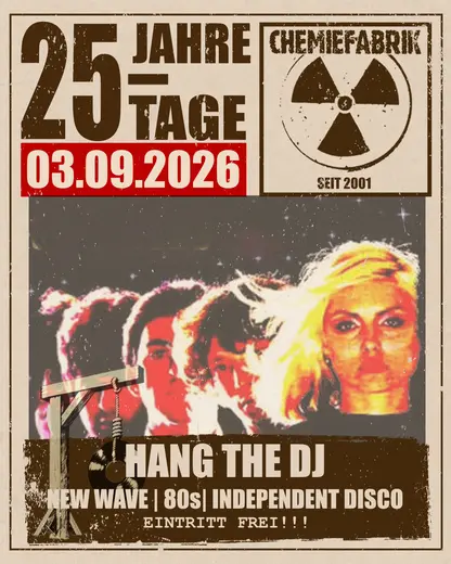 Flyer Hang the Dj