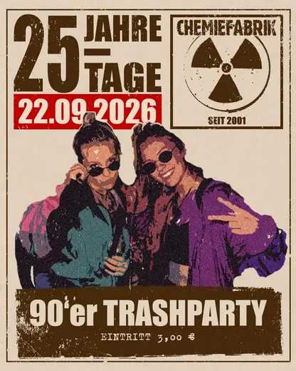 Flyer 90er Trash Party