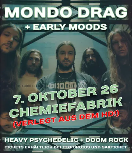 Flyer MONDO DRAG & EARLY MOODS