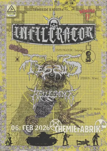 Flyer INFILTRATOR + FESSUS + BELLIGERENCE